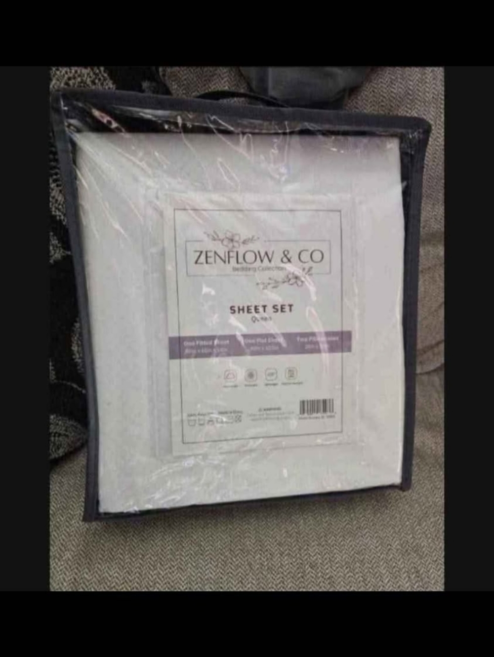 New 4 piece queen bed sheet set! 100% Polyester